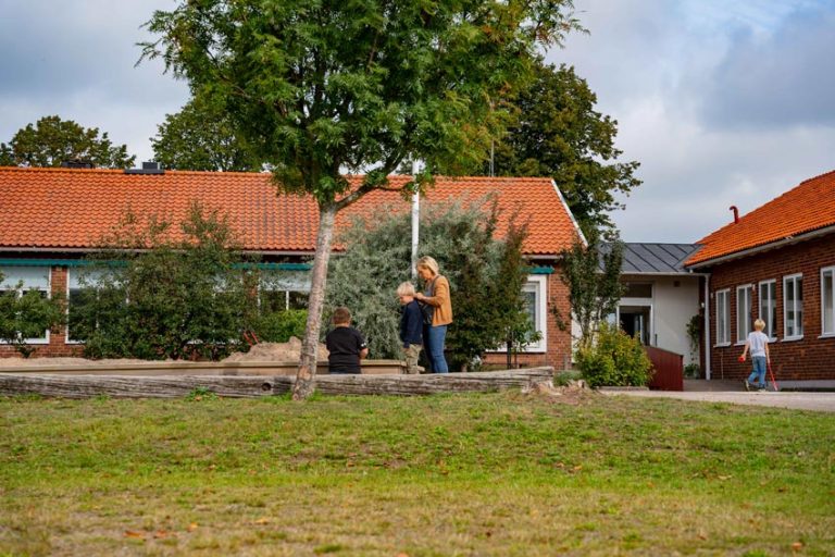 Skolgården på Hasslövsskola